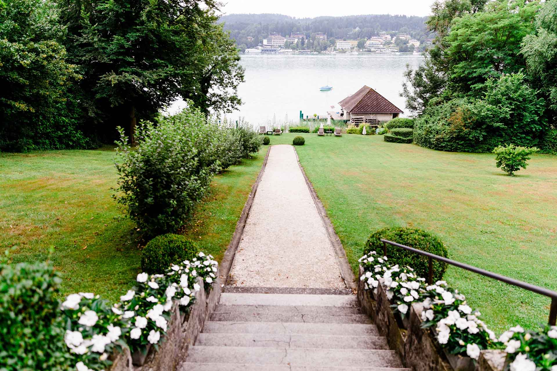 Hochzeitslocation am See Hochzeit Wörthersee heiraten Seeschlössel Velden Wörthersee Fischerhaus feiern