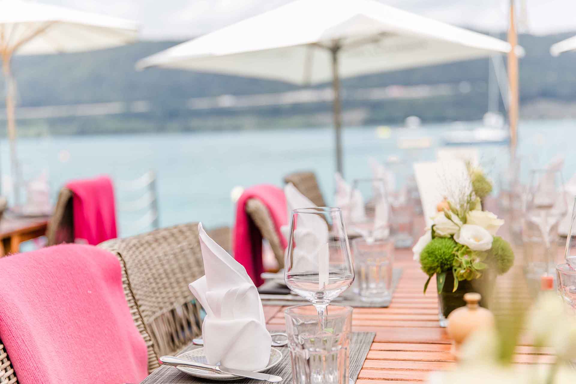 Hochzeitslocation am See Hochzeit Wörthersee heiraten Seeschlössel Velden Wörthersee Fischerhaus feiern